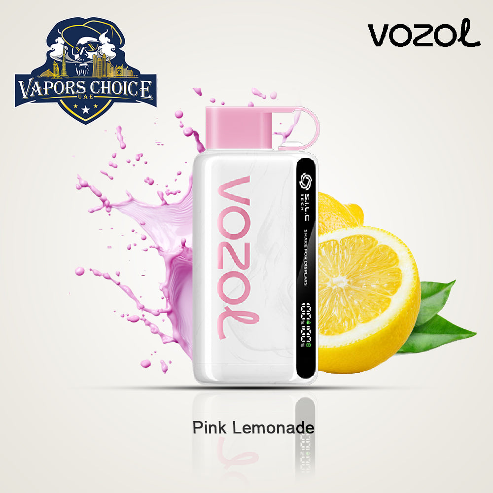 VOZOL STAR (50mg) 12000 PUFFS - DISPOSABLE VAPE :Pink Lemonade UAE Abu Dhabi  Al Sharjah